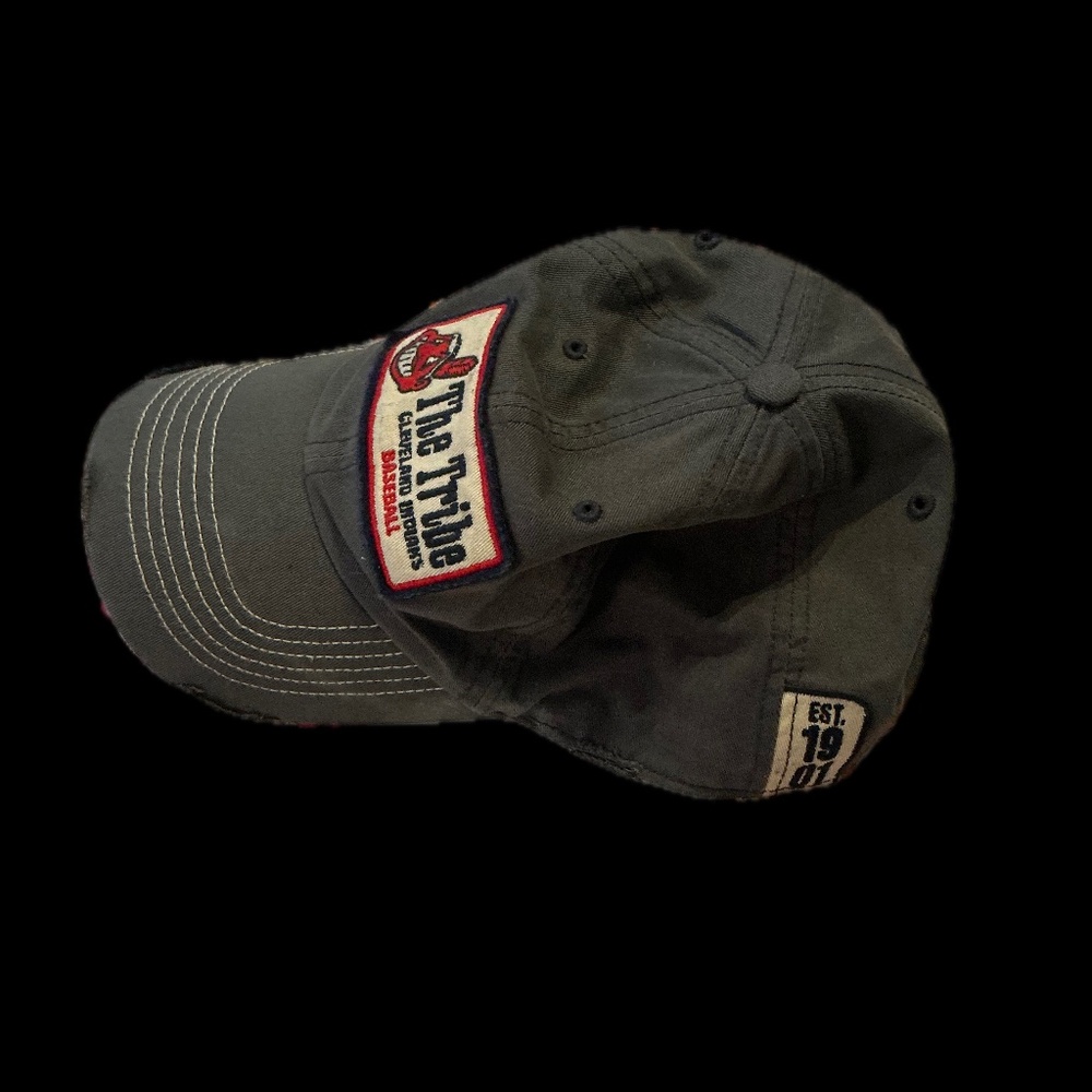 Cleveland Indians Hat, Twins Enterprises, Blue, Adjustable Snapback Cap